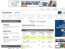 Tablet Screenshot of medfordgasprices.com